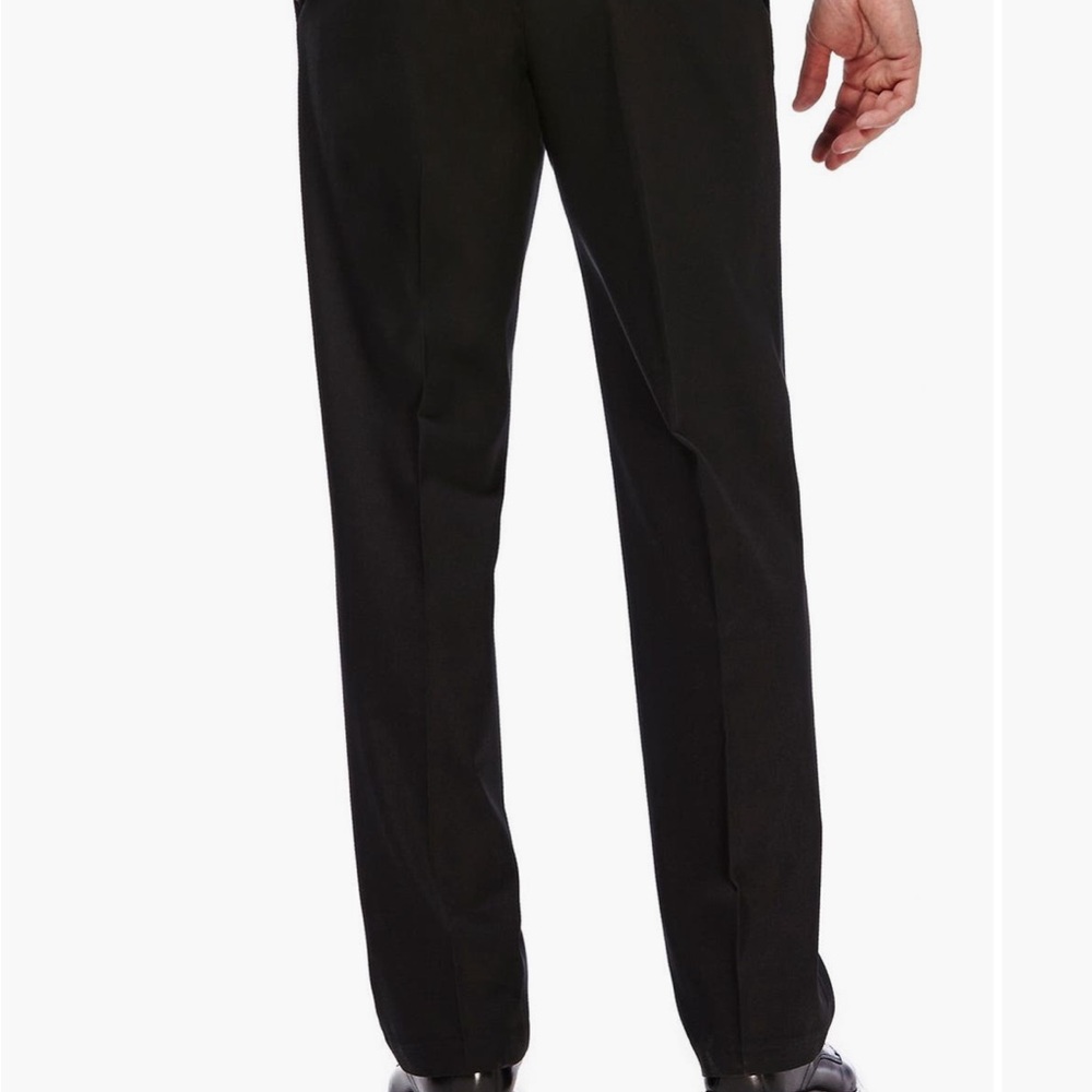 Haggar Men's Elegant Black Dress Pants - Picture 5 of 7